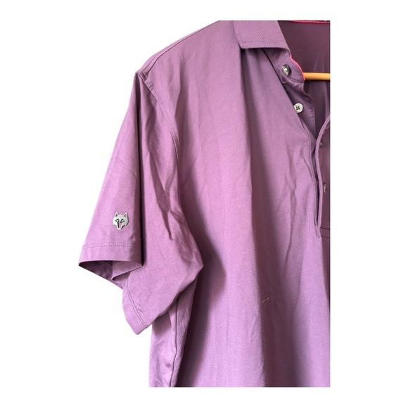 Greyson Golf Polo Shirt Men’s Size L Purple 1862 - Picture 7 of 8